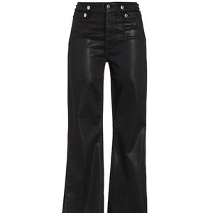 Veronica Beard Beverly Coated Skinny Flare High Rise - Sz 27